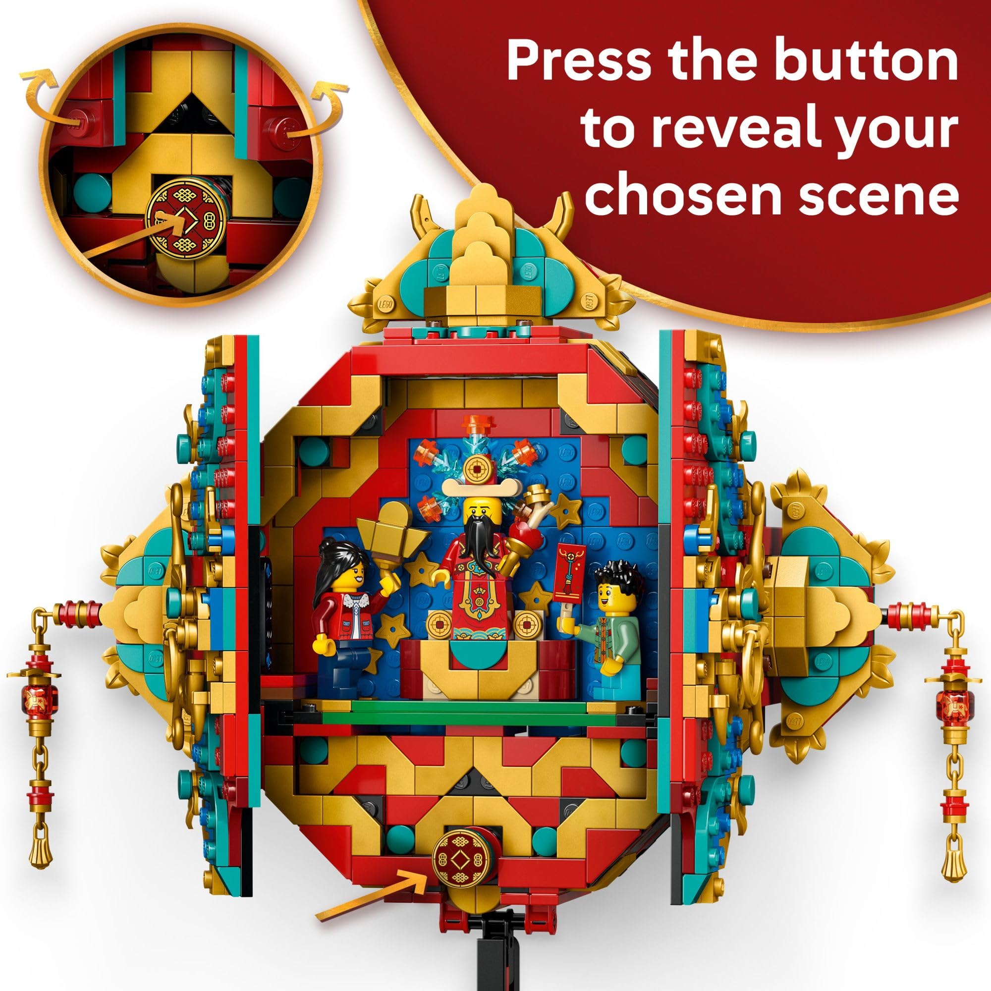 LEGO Spring Festival Fortune Firecracker Kids Building Toy